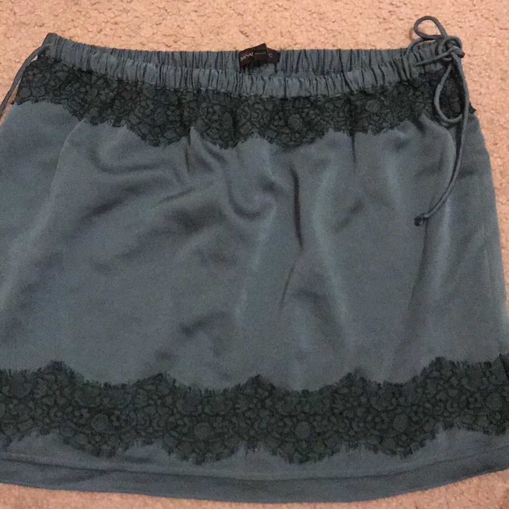 Banana republic green skirt